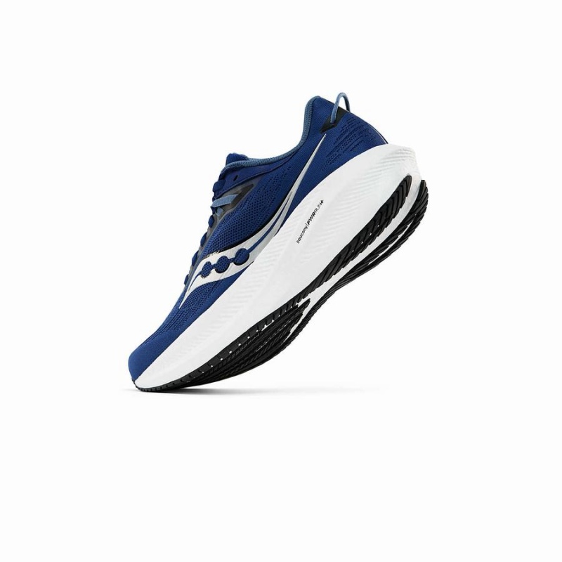 Saucony Triumph 21 Løpesko Herre Indigo Svarte | S35427-H06