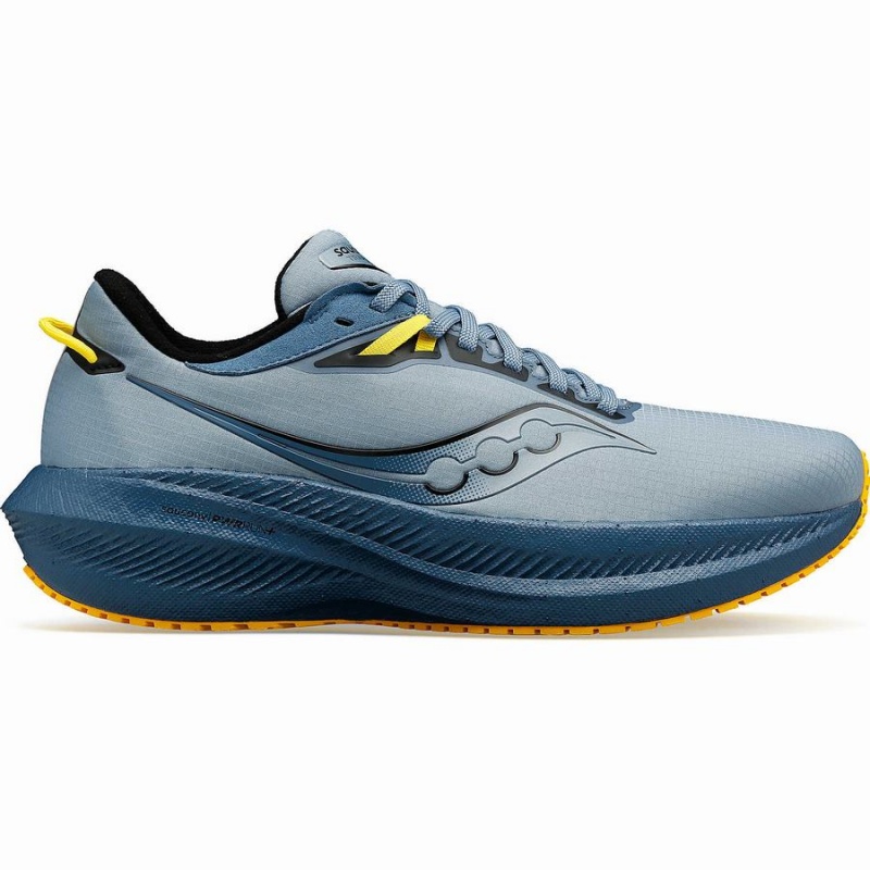 Saucony Triumph 21 RUNSHIELD Løpesko Herre Blå | S25364-S31