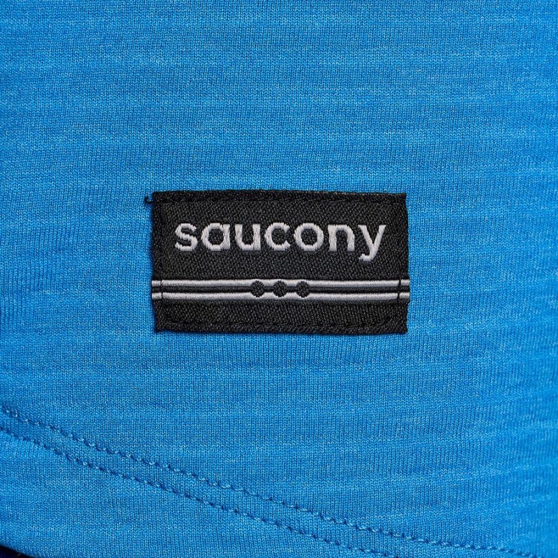 Saucony Triumph 3D 1/2 Zip Topper Dame Blå | S70659-Y25