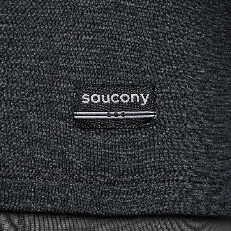 Saucony Triumph 3D 1/2 Zip Topper Herre Svarte | S16283-X93