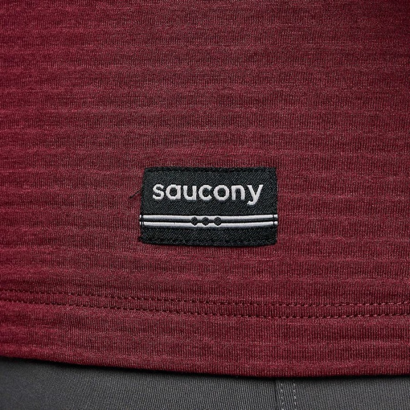 Saucony Triumph 3D Crew T-skjorte Herre Rød | S01357-H67