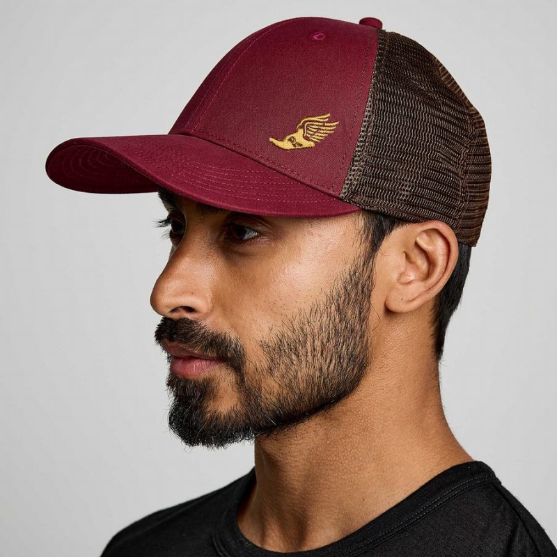 Saucony Trucker Hatt Dame Rød | S28659-Z31