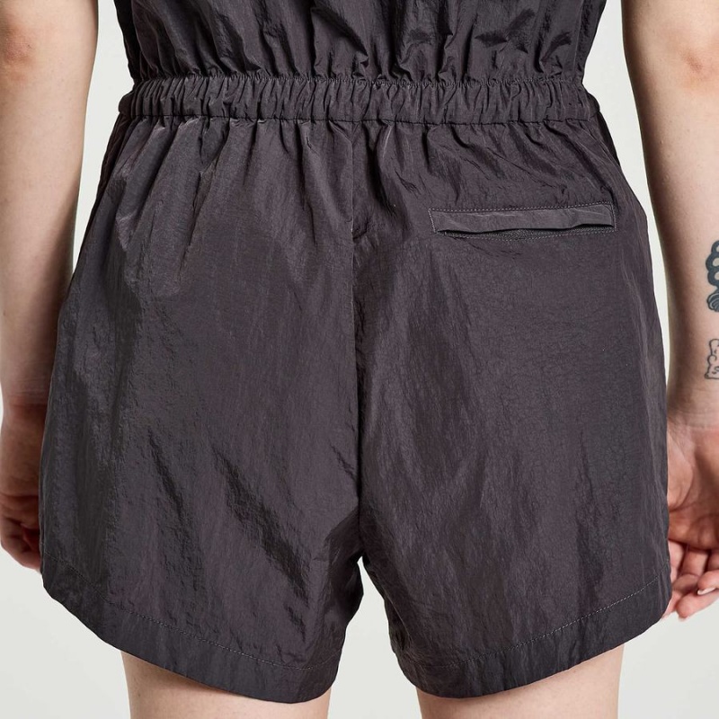 Saucony Unwind Romper Jumpsuit Dame Basalt | S18503-L59