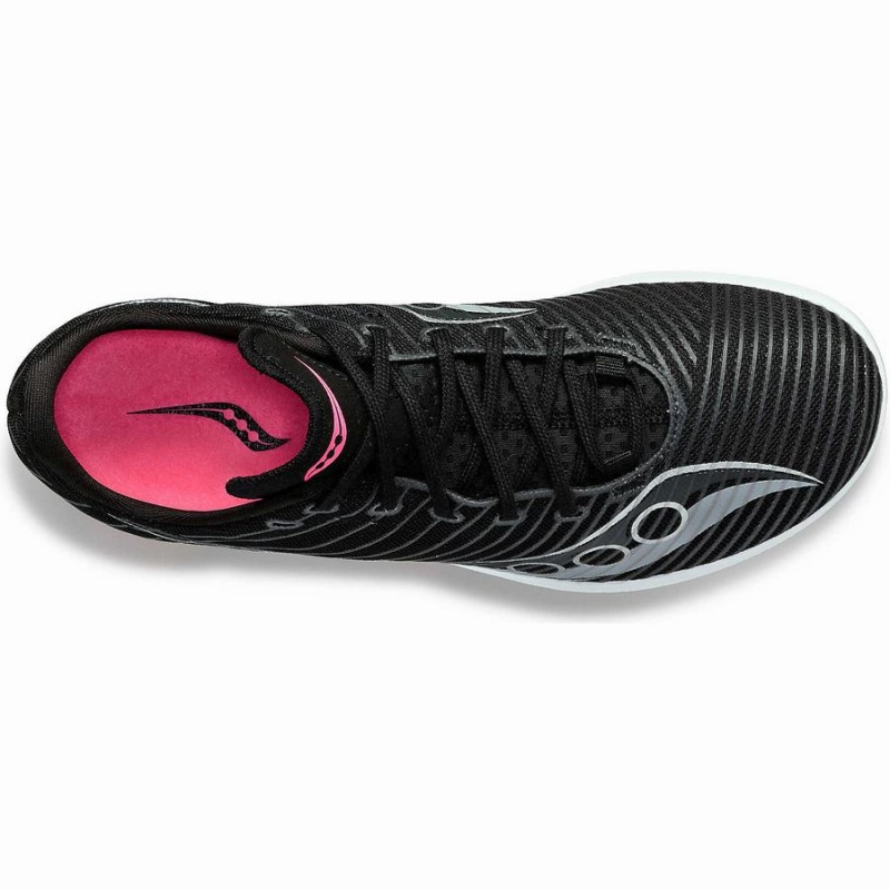 Saucony Velocity MP Piggsko Herre Svarte | S41623-J48