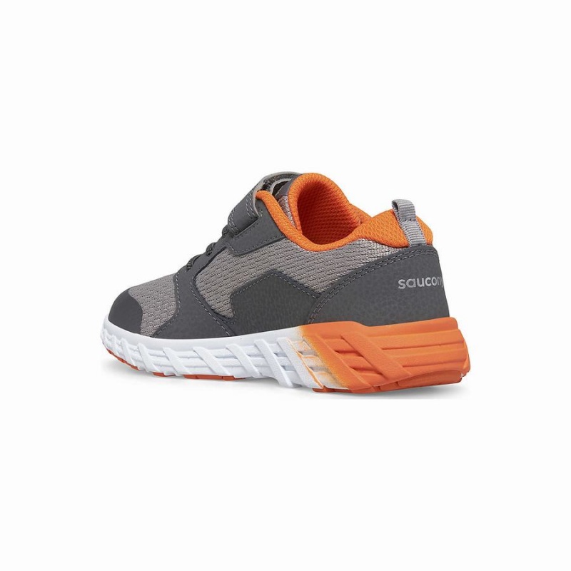 Saucony Vind 2.0 A/C Sneaker Løpesko Barn Grå Oransje | S01753-N58