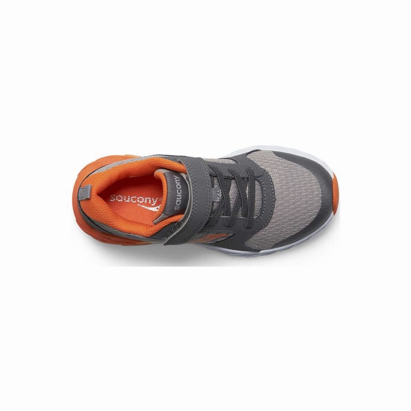 Saucony Vind 2.0 A/C Sneaker Løpesko Barn Grå Oransje | S01753-N58