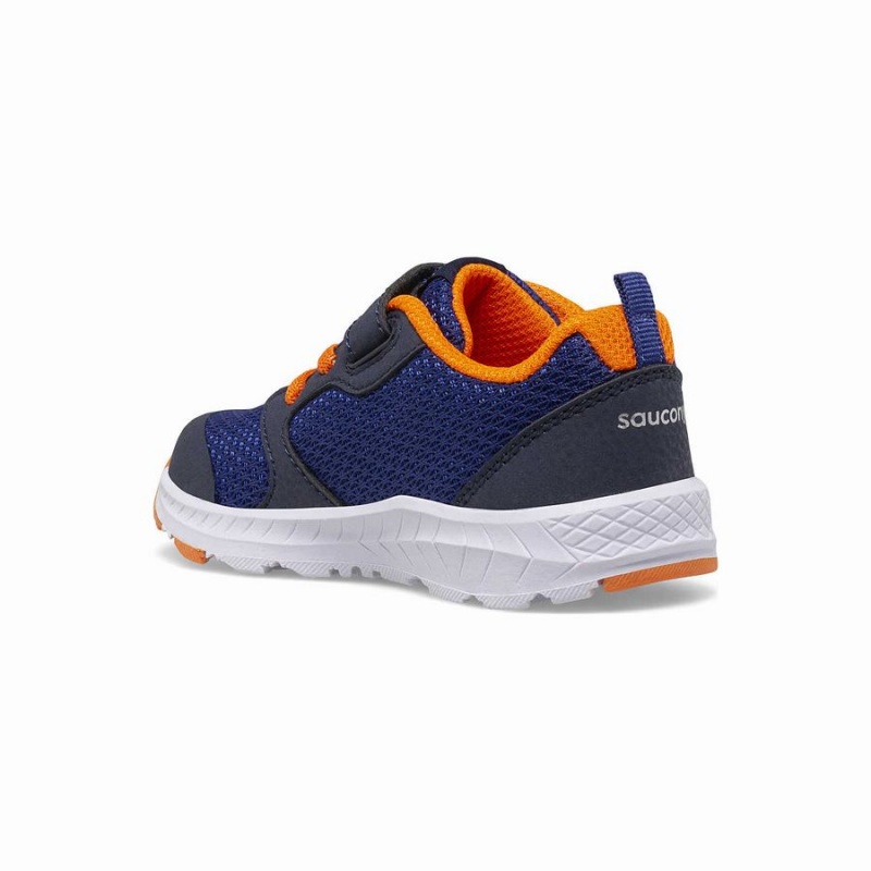 Saucony Vind FST Jr. Sneaker Løpesko Barn Marineblå Oransje | S43725-M18