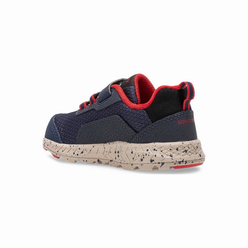 Saucony Vind Shield A/C Jr. Sneaker Løpesko Barn Marineblå Rød | S36701-D79