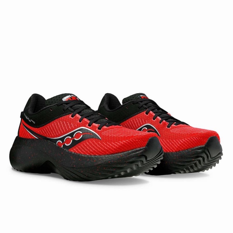 Saucony X Black Men Run Kinvara Pro Løpesko Herre Rød Svarte | S64750-C93