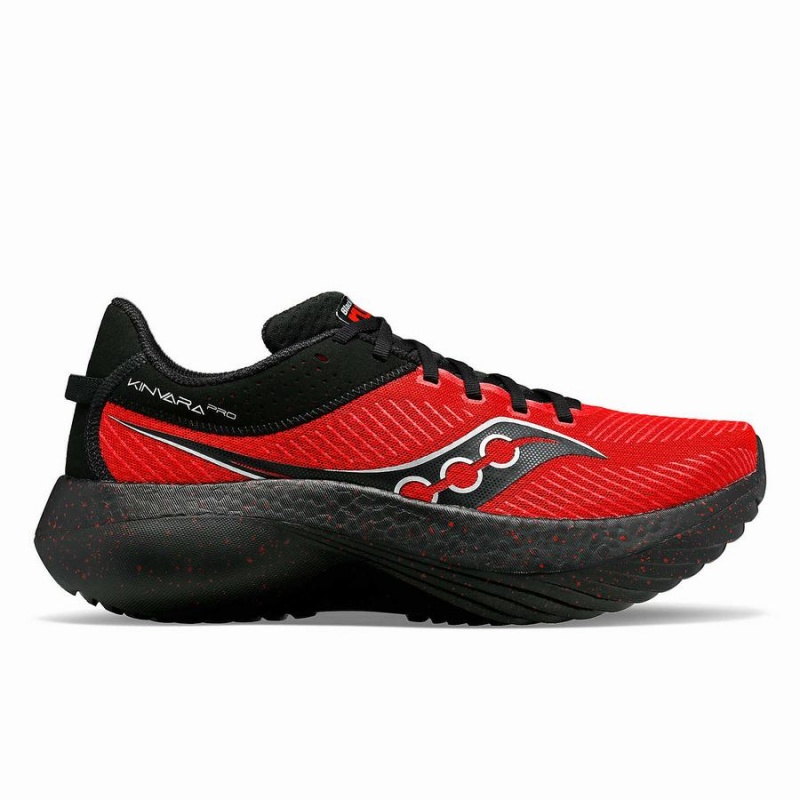 Saucony X Black Men Run Kinvara Pro Løpesko Herre Rød Svarte | S64750-C93