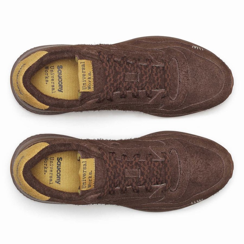 Saucony X Universal Works Jazz NXT Joggesko Herre Brune | S51496-A90