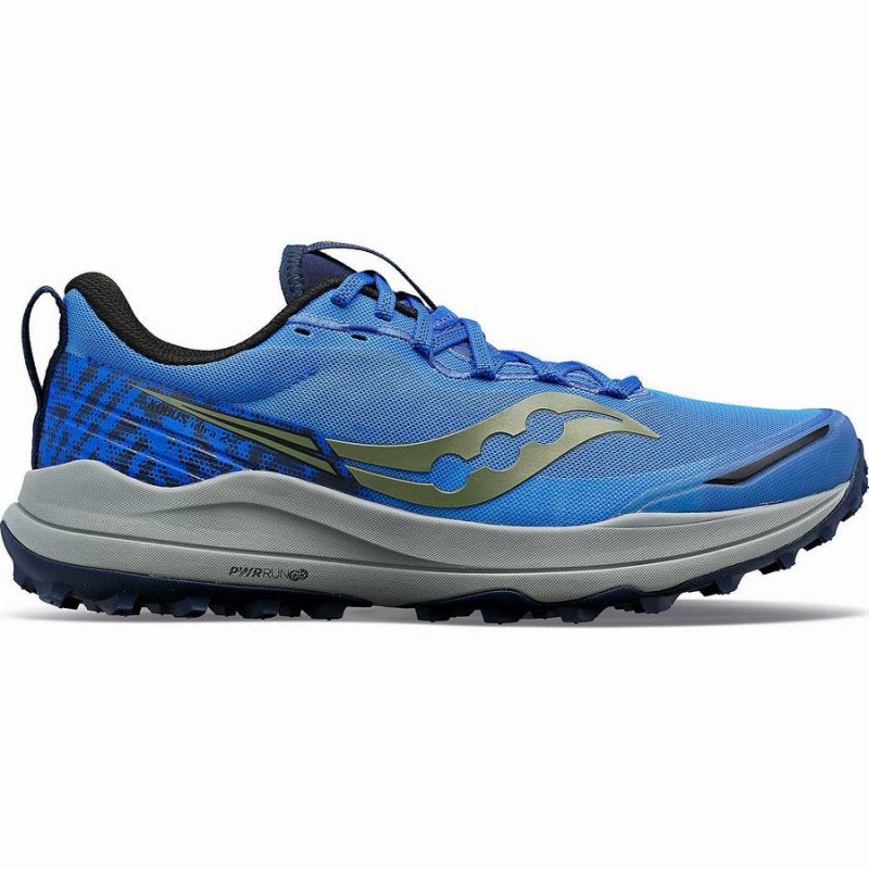 Saucony Xodus Ultra 2 Løpesko Herre Blå Marineblå | S87912-T60