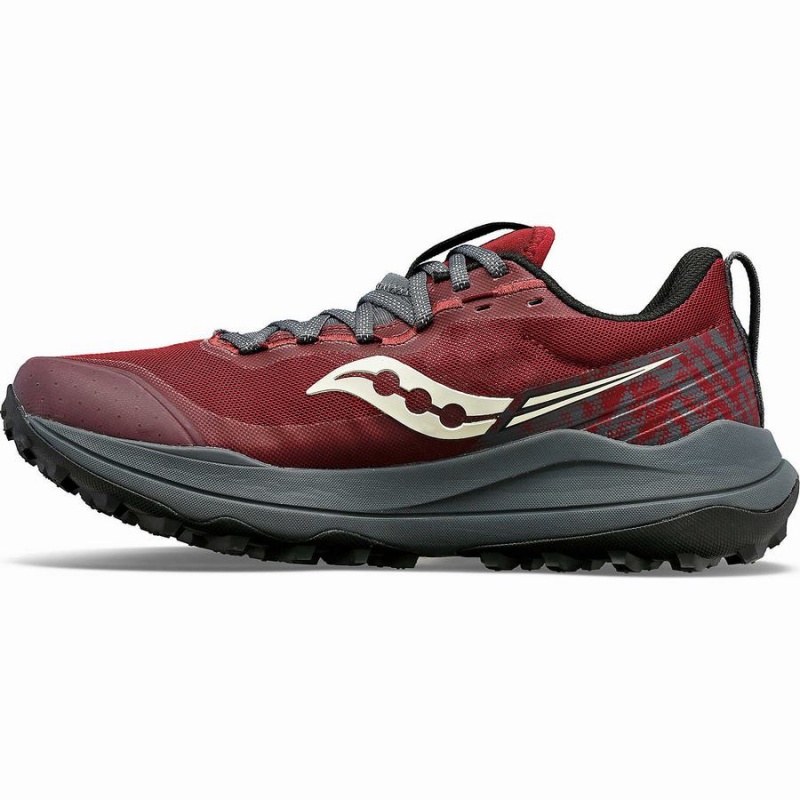 Saucony Xodus Ultra 2 Trail Løpesko Dame Rød Grå | S52913-L73