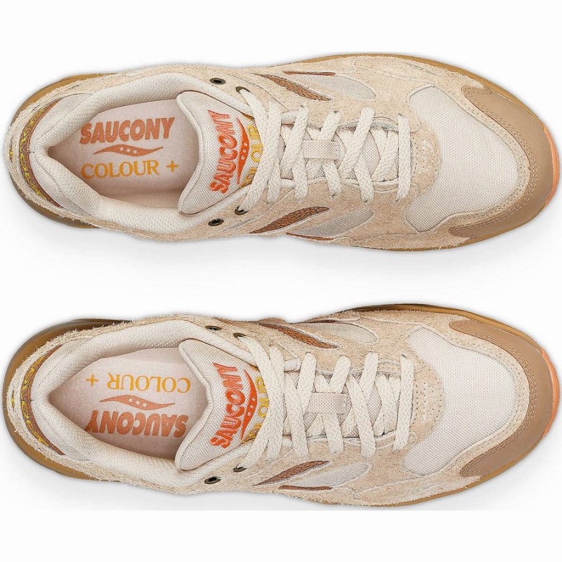 Saucony x Colour Plus Grid Shadow 2 Joggesko Dame Brune | S46958-A24