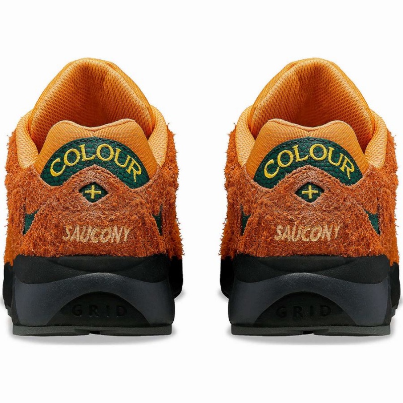 Saucony x Colour Plus Grid Shadow 2 Joggesko Herre Brune Grønn | S78642-T25