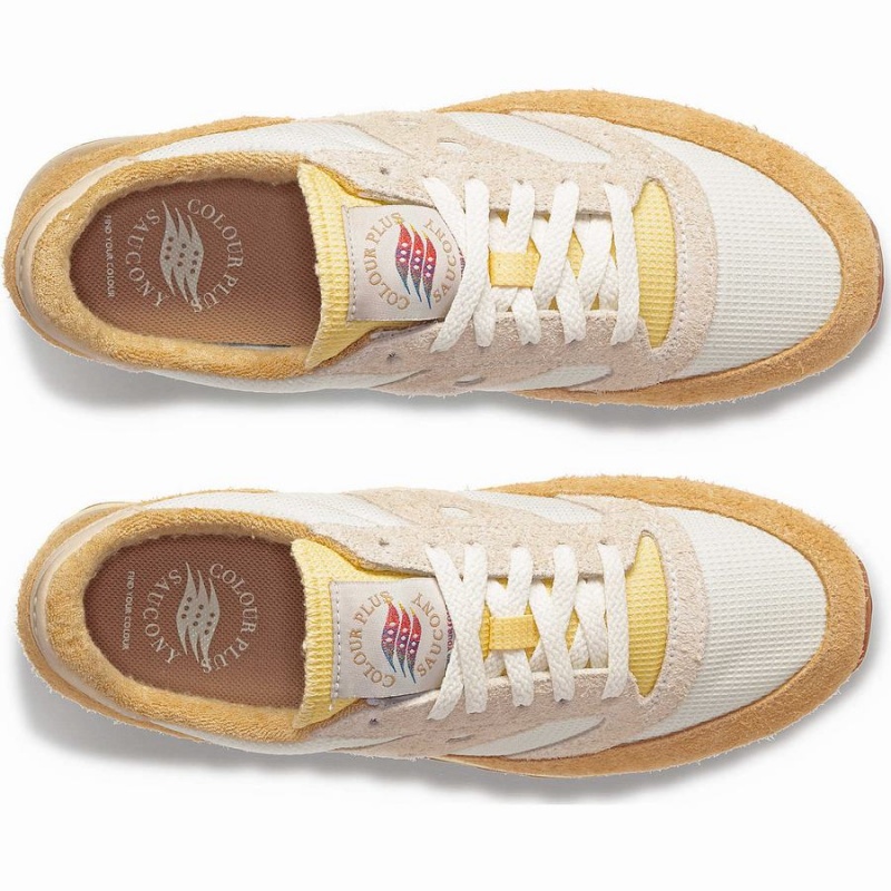 Saucony x Colour Plus Jazz 81 Joggesko Dame Hvite Beige | S36251-C64