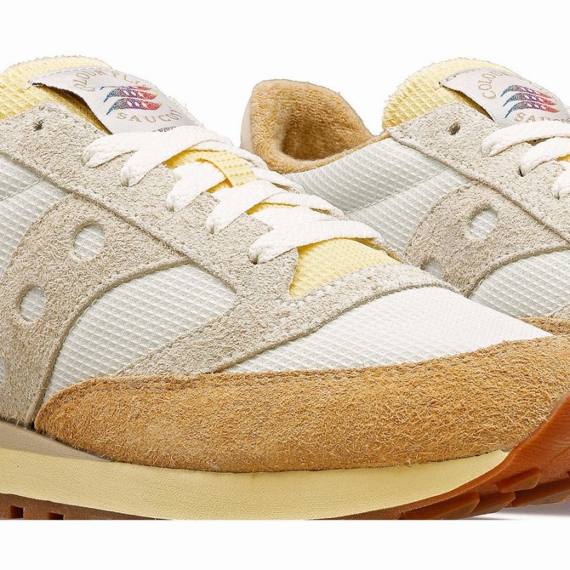 Saucony x Colour Plus Jazz 81 Joggesko Dame Hvite Beige | S36251-C64