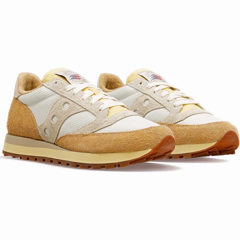 Saucony x Colour Plus Jazz 81 Joggesko Herre Hvite Beige | S10792-S30